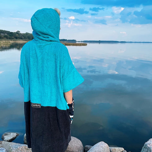 Slice Poncho Surfponcho Ocean Blue Ponchino