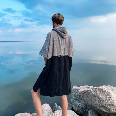 Slice Poncho Surfponcho Summer Grey Ponchino