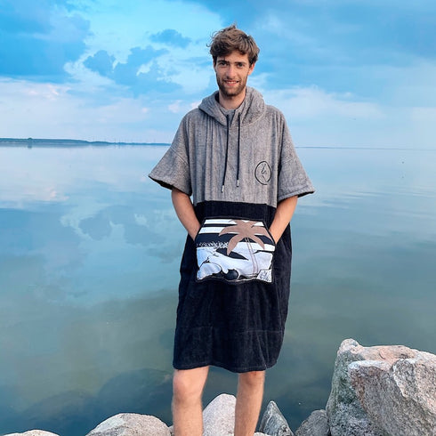 Slice Poncho Surfponcho Summer Grey Ponchino